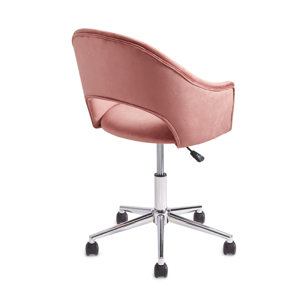 Castelle Office Chair: Blush Velvet
